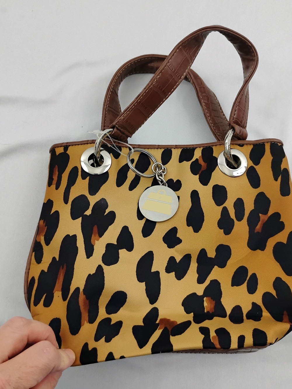 Kathy Van Zeeland Leopard Print Tote Bag - Brown